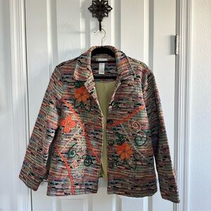 drapers and Damon’s petite Large colorful coat